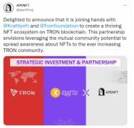 APENFT基金会与Kraftly达成战略合作 NFT专项